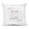 Stupell Industries Faith Makes Things Possible Outdoor Printed Pillow, design by Natalie Carpentieri, 18 x 7 x 18